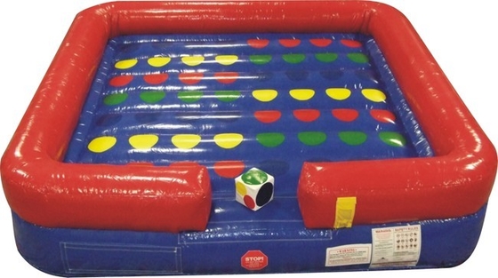 بازی ورزشی بادی پی وی سی 0.55 میلی متری Mega Twister Body Inflation Game