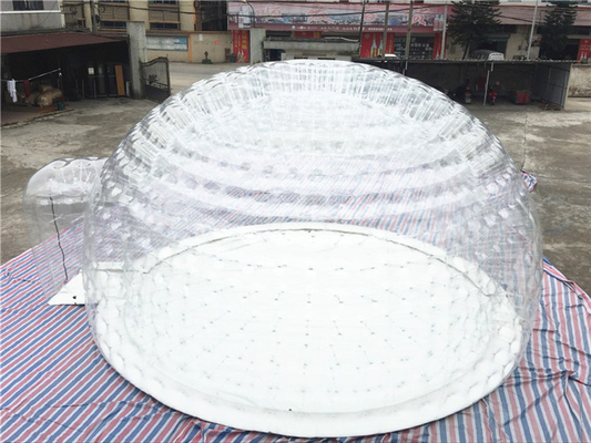راه اندازی آسان چادر حباب دار بادی برزنتی PVC شفاف 1 میلی متری ضد حریق