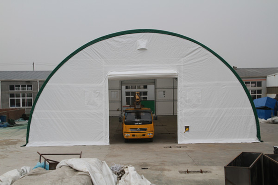 پناهگاه گنبدی انباری با سقف گرد تجاری چادر بادی پارچه آکسفورد