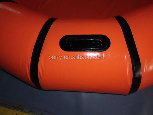 EN71 استخر آب قابل حمل 0.6 میلی متر PVC استخر بادی کودکان نارنجی