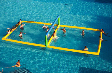 آب و هوای تجاری Inflatable Aqua Park بادبادک والیبال بادی برای آب