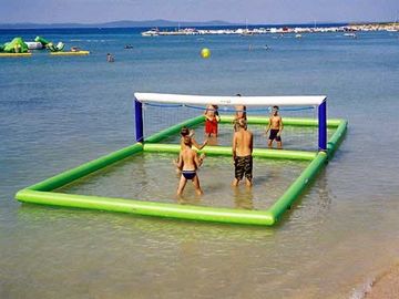 بازی های بیرون از منزل بادی تورم / تورهای ورزشی برای والیبال آب برای ساحل