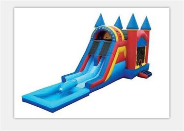 ایمنی 0.55 میلی متر PVC Outdoor Inflatable Bouncy Castle آب اسلاید برای کودکان و نوجوانان