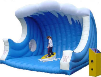 اسباب بازی های ورزشی Inflatable سفارشی، ملافه بادی با تخته ماهی مکانیکی