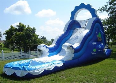 اسلاید آب های مینی بادی، اسلاید با استخر کوچک Inflatable برای پارک آب