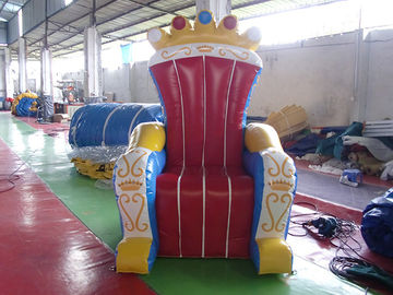 دکوراسیون Throne بادی جذاب، Airon unsealed پرده توربینی PVC برای پادشاه