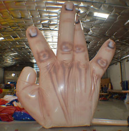 مقاوم در برابر آتش Giant Inflatable Single Hand دکوراسیون با 5 انگشت