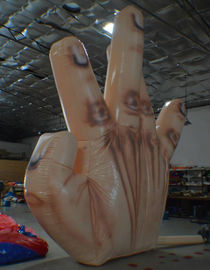 مقاوم در برابر آتش Giant Inflatable Single Hand دکوراسیون با 5 انگشت