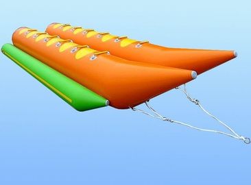 قایق اسباب بازی بادی 0.9 میلیمتری PVC، قایق ماهیگیری دو بادی بادی برای ورزش آب