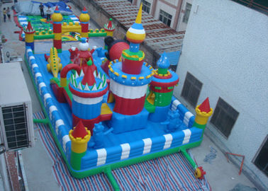 کودکان تورم بادی قلعه پر سر و صدا در فضای باز Inflatable Fun City Playground
