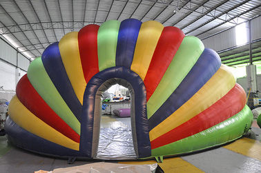 چادر بادی رنگین کمان، چادر مرحله ای رنگارنگ بادی Inflatable برای جشنواره