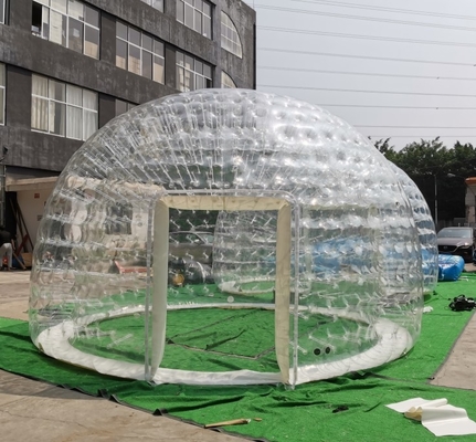 چادر حباب دار بادی شفاف PVC به قطر 5 متر