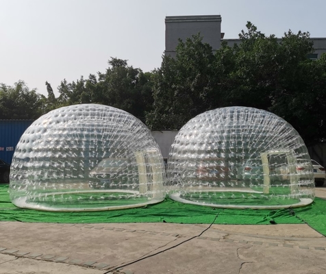 چادر حباب دار بادی شفاف PVC به قطر 5 متر