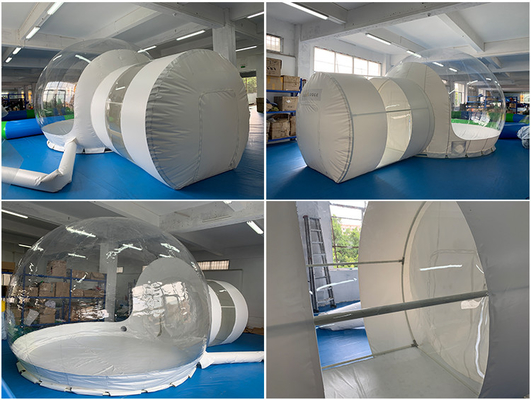 چادر حباب دار PVC شفاف 1 میلی متری با چادر کمپینگ بادی تونلی
