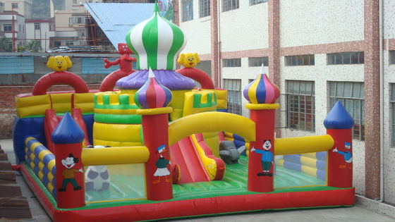 پارک بازی جامپینگ قلعه پی وی سی بادی بادی تجاری 0.55mm