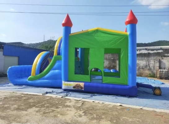 پلاتو 1000D بادی Combo Slide Bouncy Castle Jumper Park