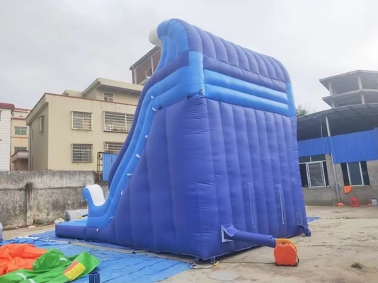 پارک تفریحی سرسره آبی بادی Blow Up Bouncy Slide