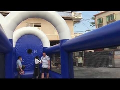 Obstacle inflatable Football Game Sporting Dribble PVC Tarpaulin