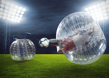 1.2 میلی متر قطر TPU / PVC حباب فوتبال، اسباب بازی های بیرون از تورم 0.8mm حباب فوتبال