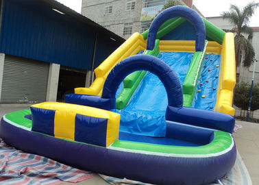 0.55mm PVC Inflatable بزرگسالان اسلاید استخر برای پارک تفریحی، پارک آب قابل تورم