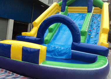 0.55mm PVC Inflatable بزرگسالان اسلاید استخر برای پارک تفریحی، پارک آب قابل تورم