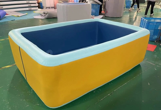 تکه های قابل تنظیم مستطیل بادکنک استخر قطره ای بخیه ای پارچه ای تاشو در فضای باز استخر قطره ای بخیه ای
