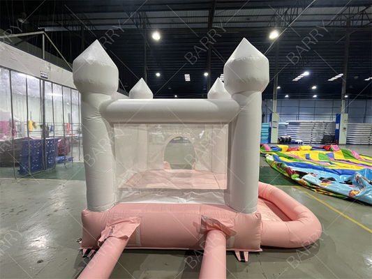 3.3x3m سفيد و گلابي زيباي بادکنک عروسي