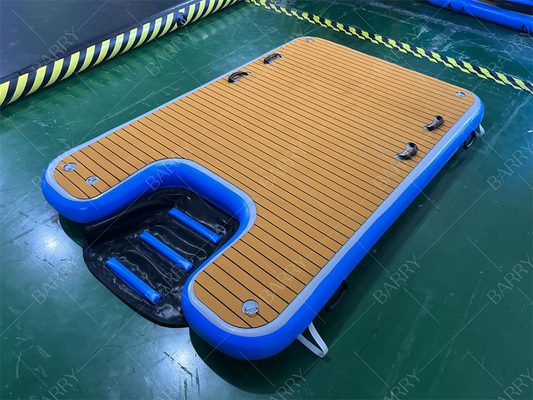 سگ روی آب نردبان پله های بادکنک PVC سگ رمپ بندر آب برای سگ