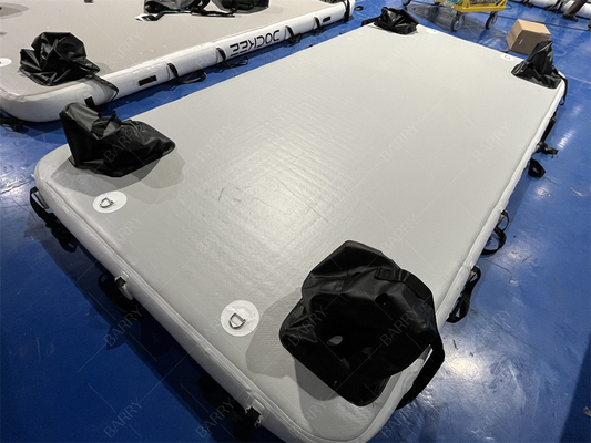 قطره بخیه زدن Pvc شنا کردن آب پونتون بادکنک شناور پلت فرم لنگر برای Jet Ski Yacht Island