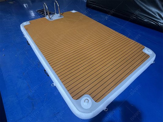 پله های فولادی ضد زنگ 3x2x0.2m پرتاب پذیر پونتون اسکی جت برای پارک قایق