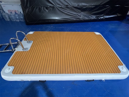 پله های فولادی ضد زنگ 3x2x0.2m پرتاب پذیر پونتون اسکی جت برای پارک قایق