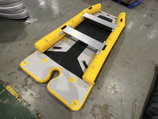 کایاک کوچک بادکنک PVC Power Sailing Ce وزن سبک کاتاماران قایق بادکنک هیپالون قایق بادکنک کاتاماران