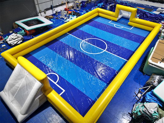 زمین فوتبال بادکنکی 20x10 متری از پی وی سی با بادکنک