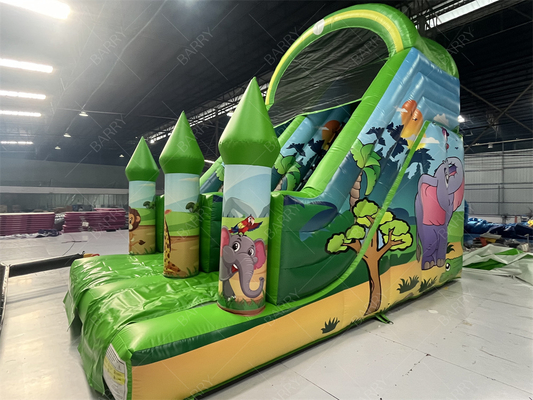اسلاید قابل تنظیم 6x4M حیوانات برای بچه ها