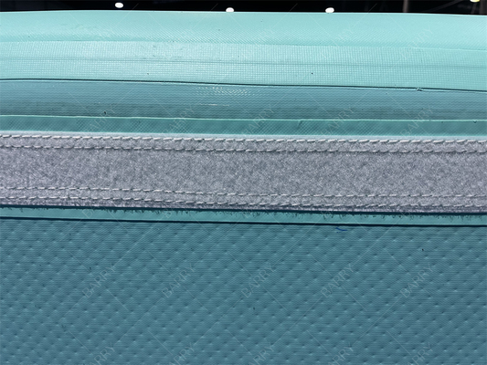 استخر کودکان PVC با رنگ سفارشی تجاری با روکش، استخر بادی با پارچه Drop Stitch، استخر شنای آبی