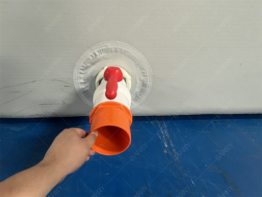 ایمنی قطره داغ بخیه پارچه مواد جدید بادکنک سفارشی ساخته شده خاکستری بادکنک توپ استخر گودال برای بچه ها