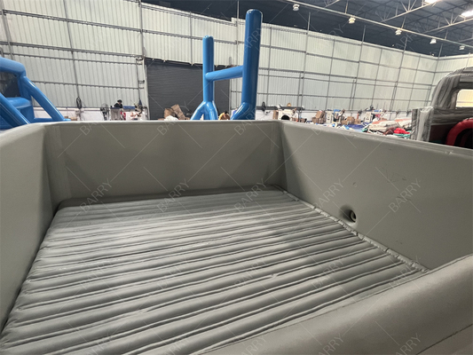 ایمنی قطره داغ بخیه پارچه مواد جدید بادکنک سفارشی ساخته شده خاکستری بادکنک توپ استخر گودال برای بچه ها