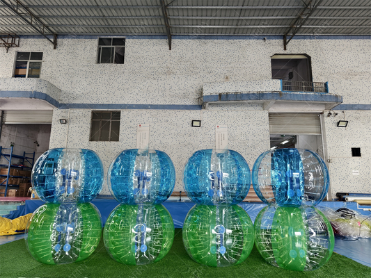 توپ حباب ضربه‌گیر بادی مبارزه انسانی برای کودکان و بزرگسالان، مواد TPU و PVC