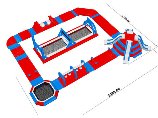 0.9mm PVC شناور پارک آبی بادکنک دریاچه بازی های آب بادکنک پارک آبی برای دریا