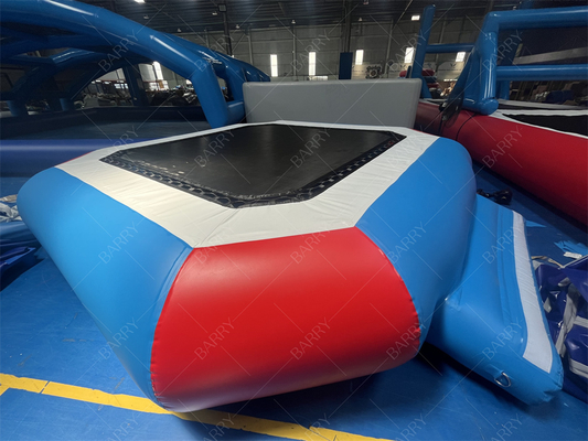 0.9mm PVC شناور پارک آبی بادکنک دریاچه بازی های آب بادکنک پارک آبی برای دریا