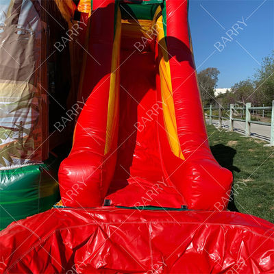 بچه ها دایناسور خانه پرتابی با اسلاید کاستیل ها پرتابی دینو قلعه پرتابی اسلاید با انفجار