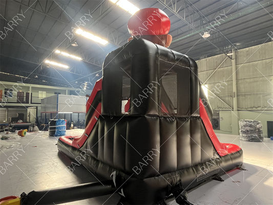 سر‌سره آبی بادی با تم تجاری سوپر ماریو بروس با استخر برای فروش یا اجاره برای مهمانی با تخفیف