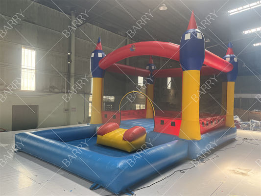 Commercial Inflatable Jumping Castle Cartoon Combo Bounce House With Slide