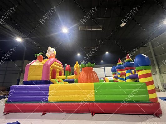 Commercial Circus Clown Inflatable Bounce House Colorful Indoor Outdoor Kids Playground Inflatable Castle
