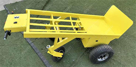 دالی دستی برقی 4 چرخ سنگین با وینچ برای بلند کردن ترامپولین های بادی