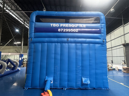 سرسره بادی سه لاین تم لیلو و استیچ | سرسره آبی تجاری برای کودکان