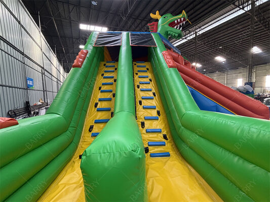 پارک آبی بادی اژدها درجه تجاری، زمین بازی آبی چند سرسره با استخر بزرگ برای پارک‌های تفریحی و فستیوال‌ها