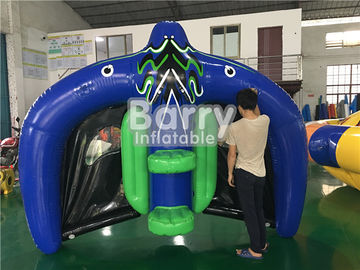 0.9mm pvc tent flying inflatable flying manta Ray / Fly ماهی انفجار پارک آبی