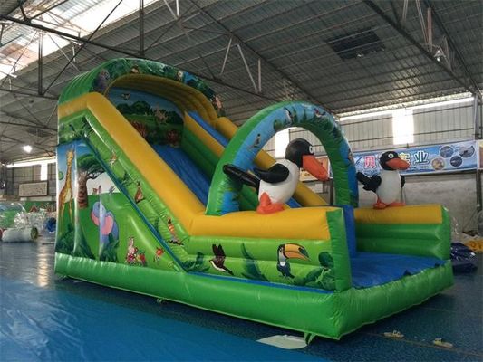 پارک ملی مینیاتور Inflatable Slide آب شناور 7 * 4 * 5m پارک آب پارک برای کودکان و نوجوانان