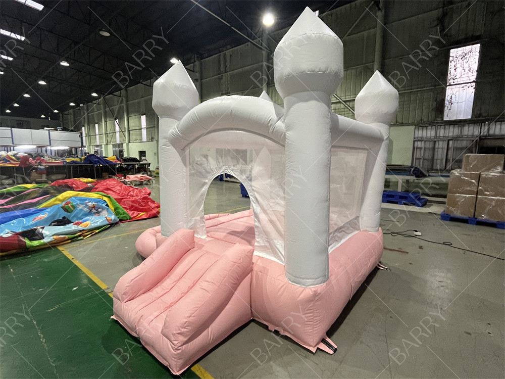 3.3x3m سفيد و گلابي زيباي بادکنک عروسي